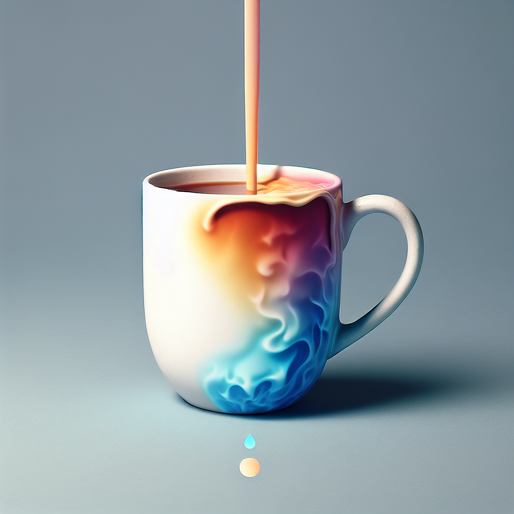 Kubek zmieniający kolor pod wpływem ciepła jak działa?