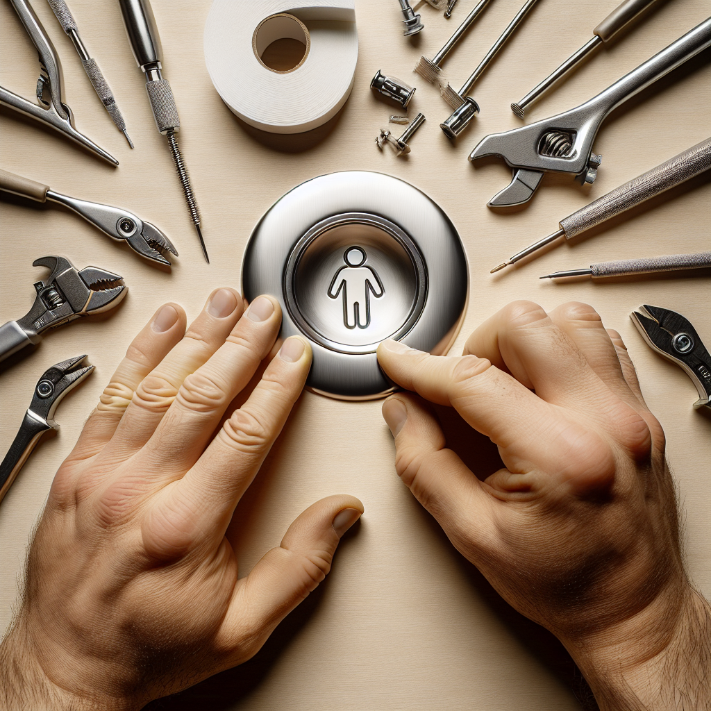 Czy sposób montażu ma wpływ na działanie przycisku WC?